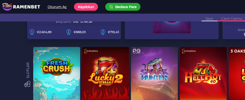 Ramenbet Canlı Destek